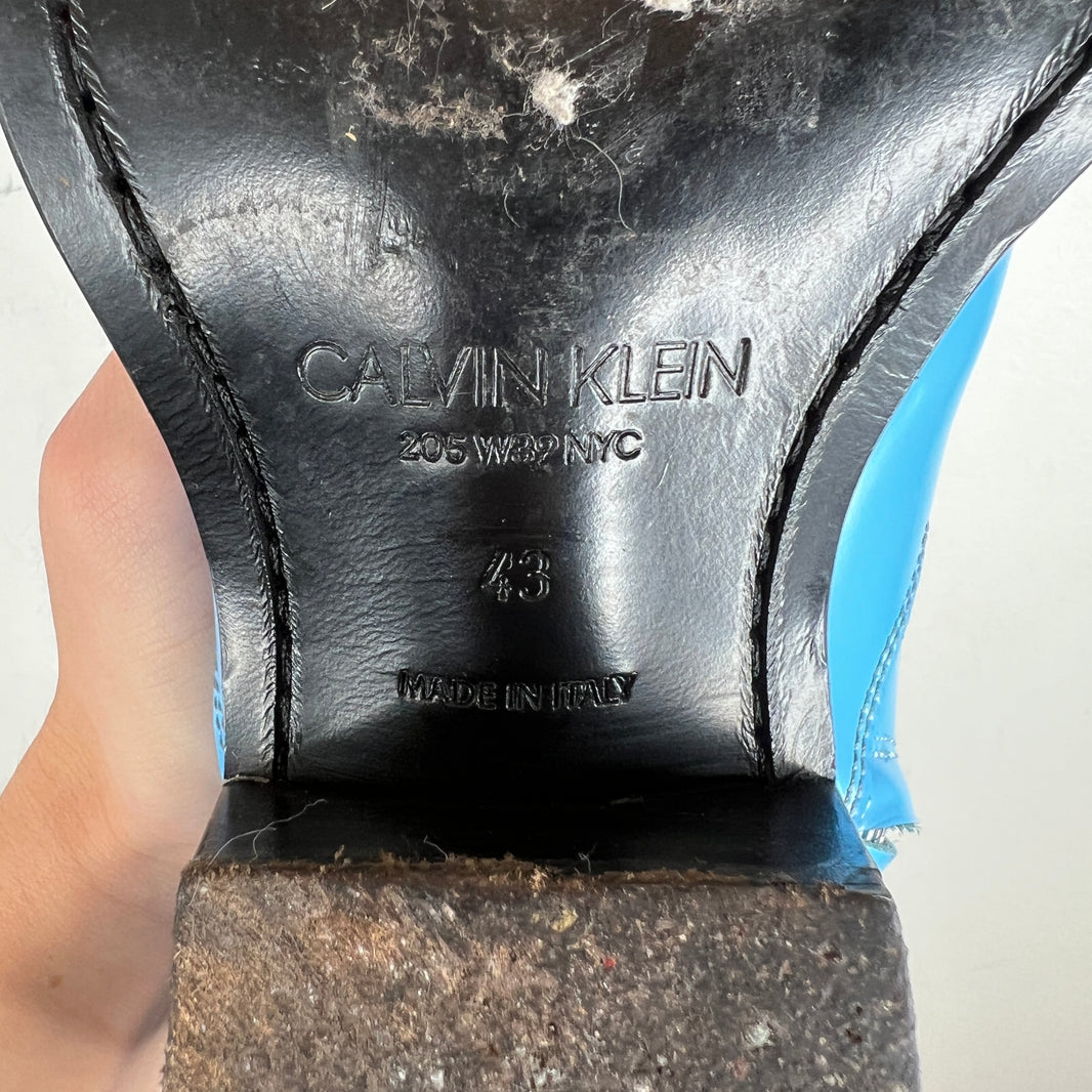 Calvin Klein 205W39NYC Blue Harness Spazzolotto Boots