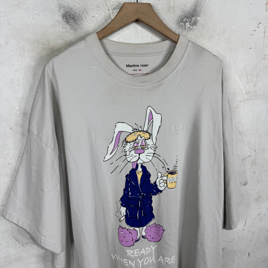 Martine Rose Ready When You Are Oversized T-Shirt