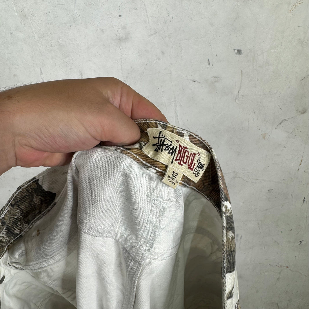 Stussy White Realtree Big Ol Jeans