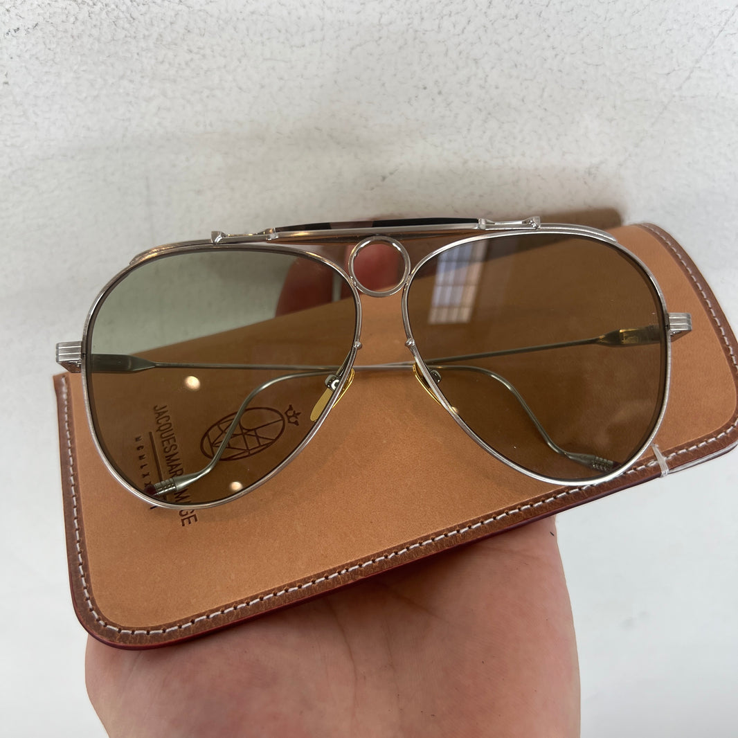 JMM Silver Gonzo Duke Aviator Sunglasses