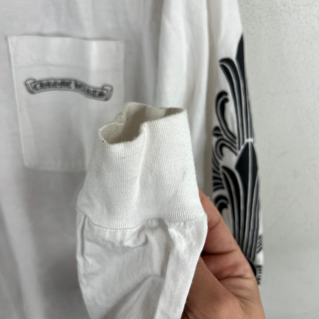 Chrome Hearts Eyechart Dagger L/S T-Shirt