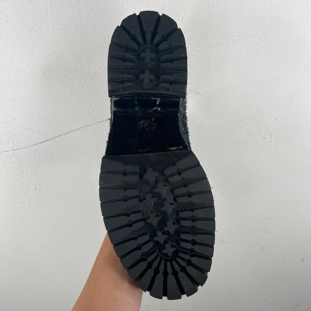 424 Suede Wrap Covered Leather Derbys