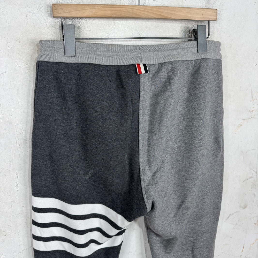 Thom Browne Tri Colored Grey Sweatpants