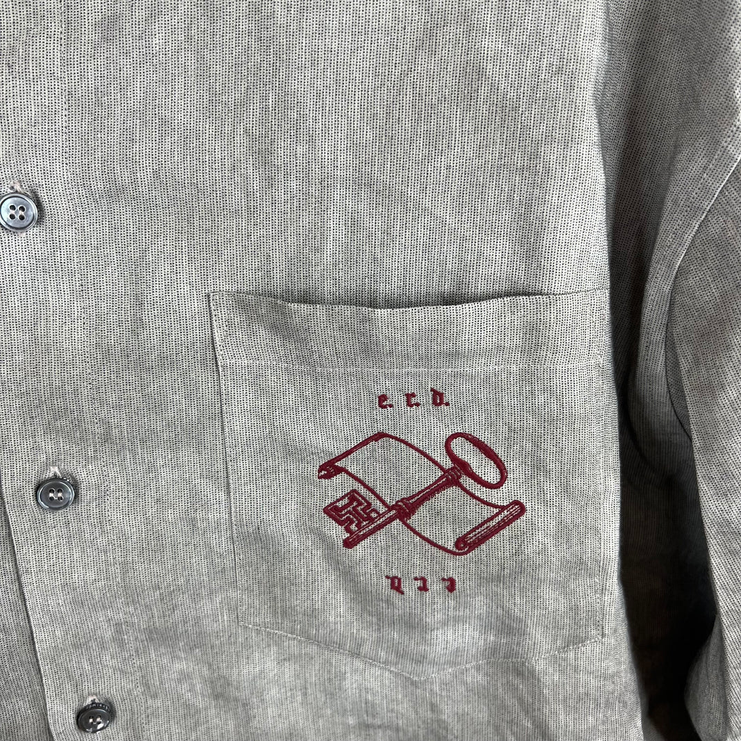 ERD Artist Embroidered L/S Button Up Shirt