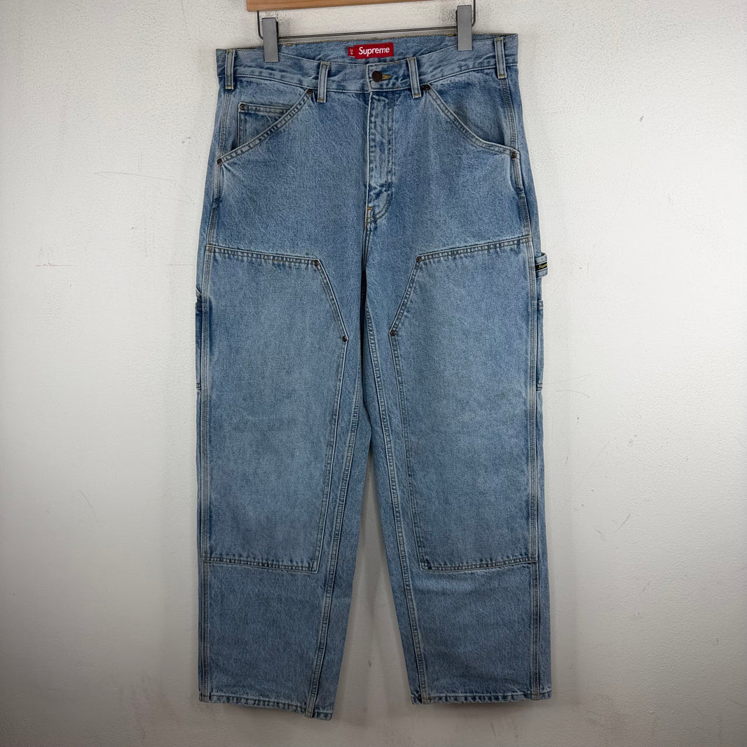 Supreme Blue Double Knee Pants