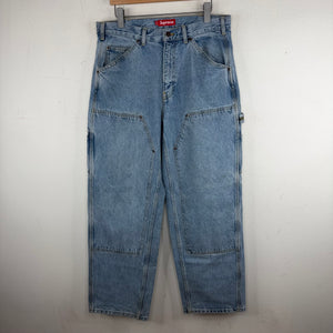 Supreme Blue Double Knee Pants
