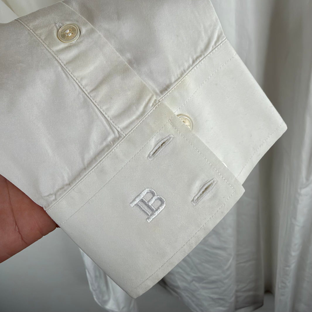 Balmain Mandarin Collar Button Up L/S Shirt