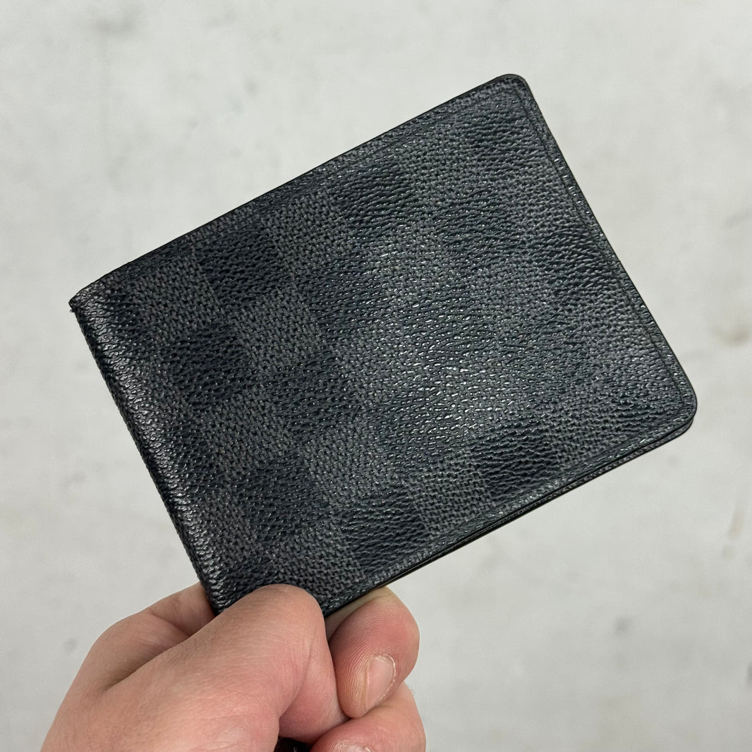 Louis Vuitton Black Damier Bifold Wallet