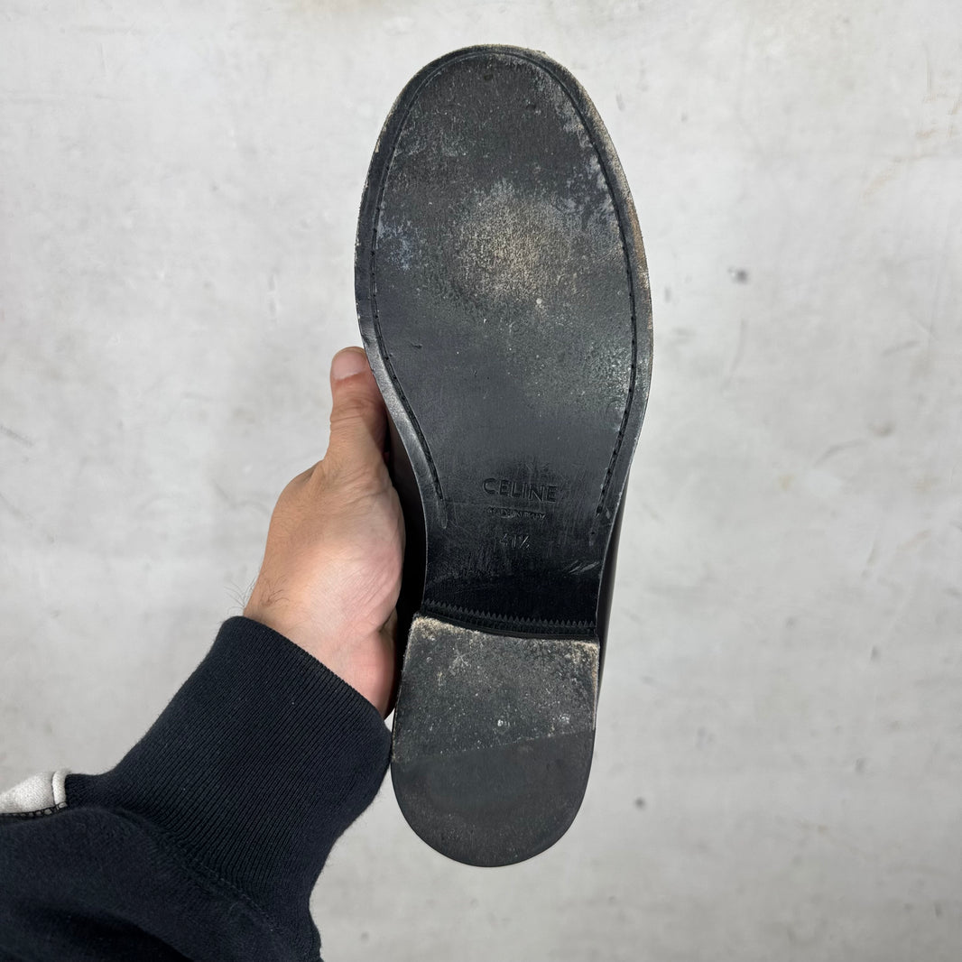 Celine Leather Penny Loafers