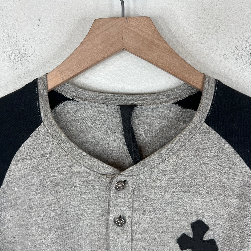 Chrome Hearts Gray Patch Longsleeve T-Shirt
