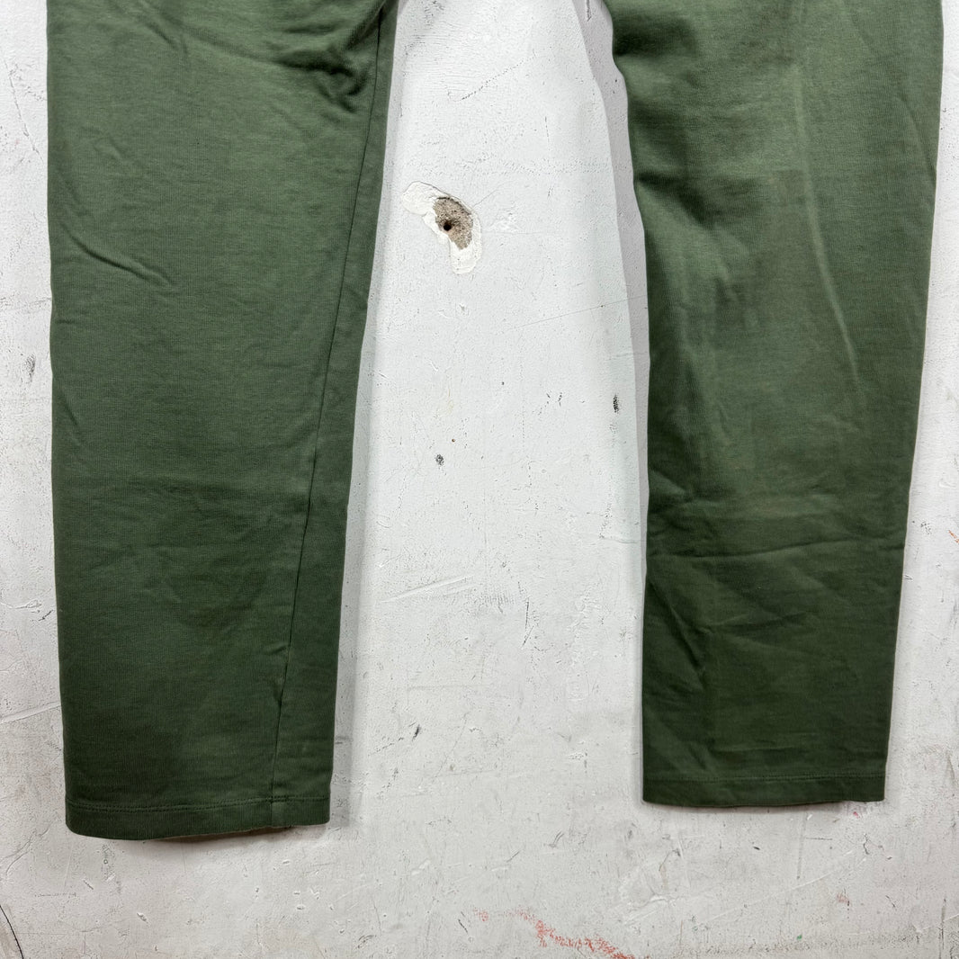 Rick Owens DRKSHDW Olive Creatch Sweatpants