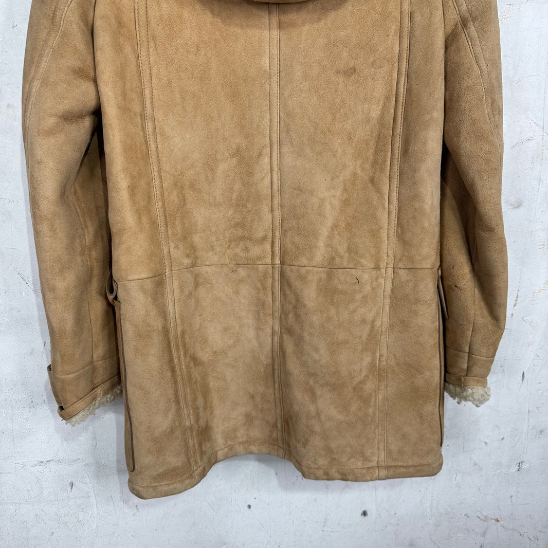 Gucci Shearling Hooded Duffle Coat