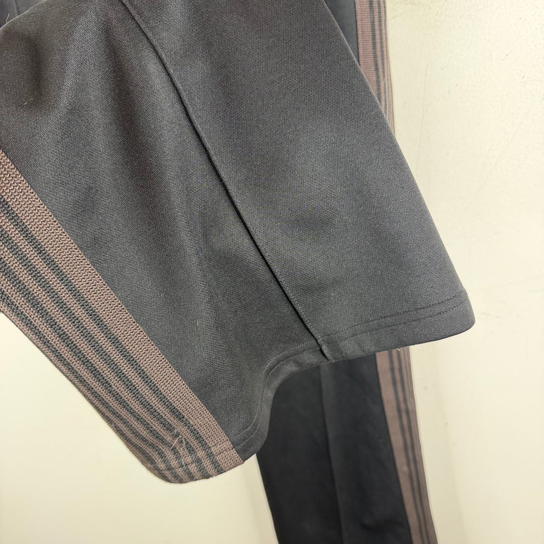 Needles Black Brown Stripe Track Pants