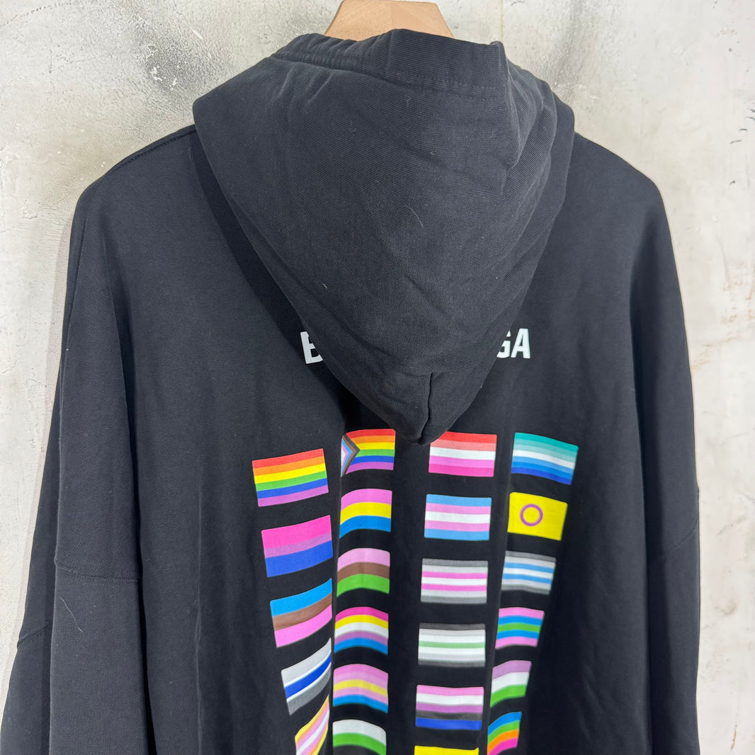 Balenciaga Pride Oversized Hoodie