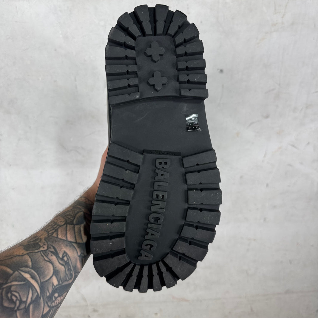 Balenciaga Leather High Alaska Boots