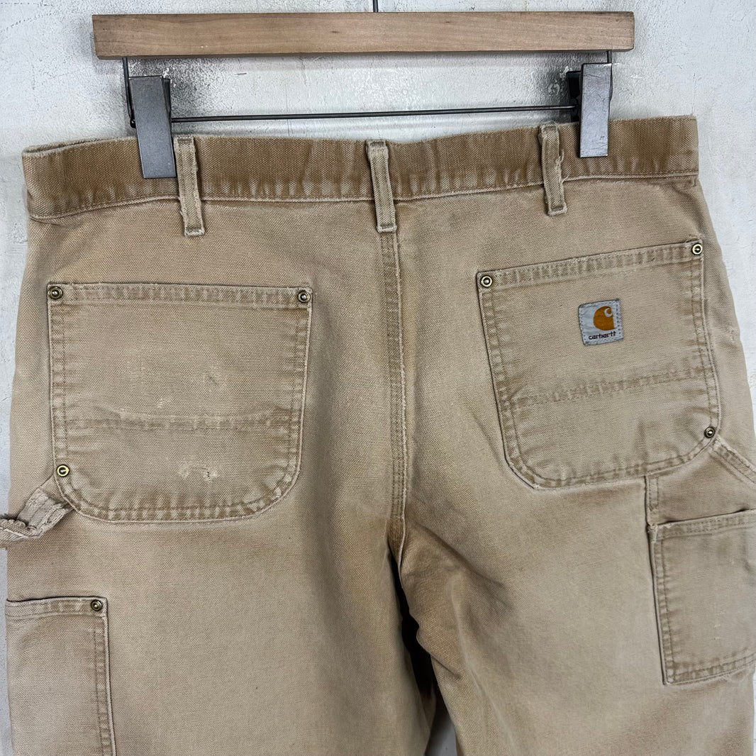 Vintage Carhartt Smoked Beige Double Knees