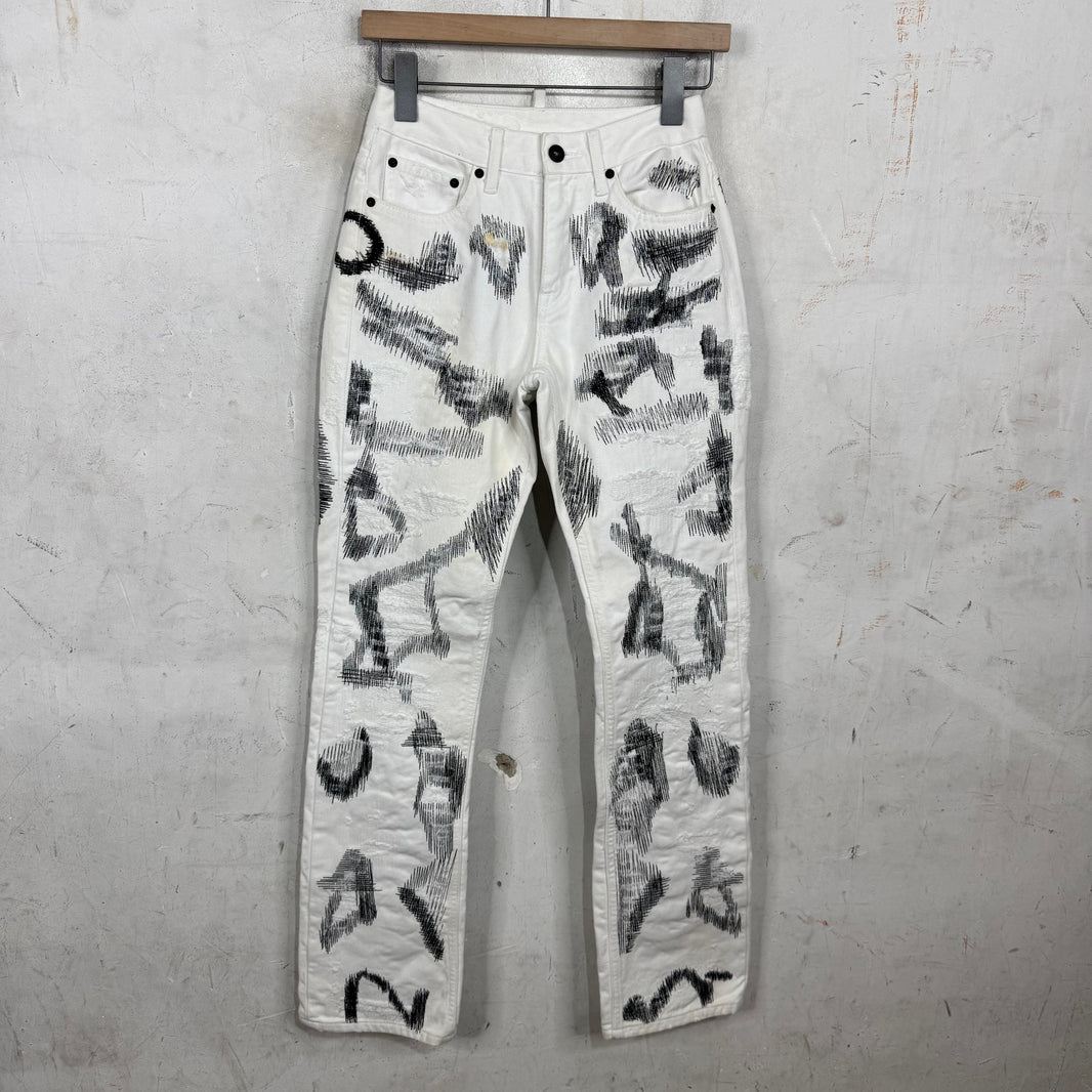 Endless Denim White Boro Jeans