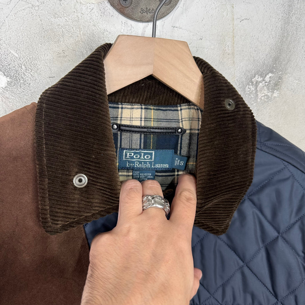 Ralph Lauren Navy Quilted Hunting Jacket