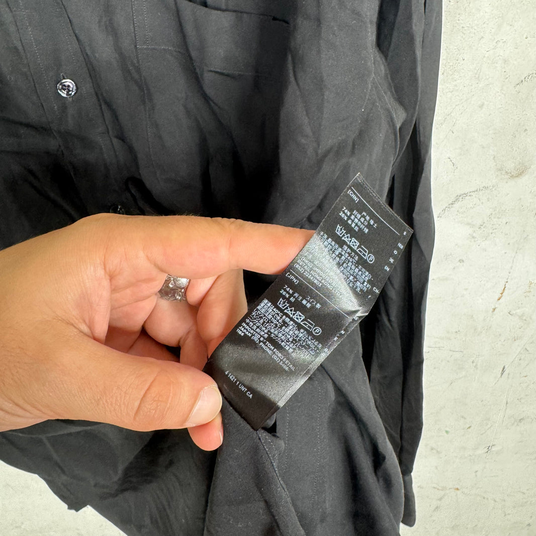 Tom Ford Black Lyocell/Silk Blend Shirt