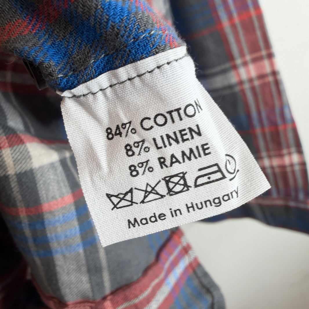 Dries Van Noten Red Thin Flannel