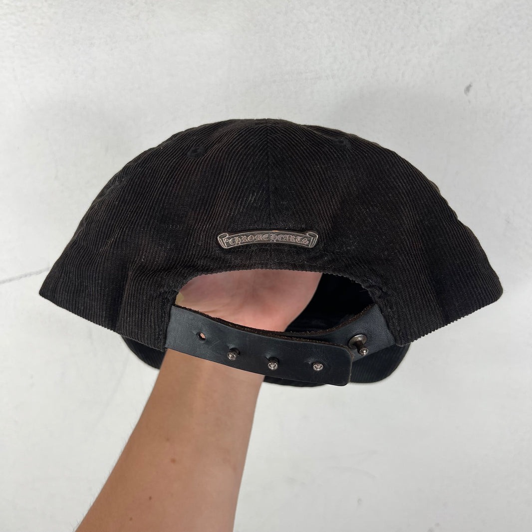 Chrome Hearts Dagger Vine Corduroy Snapback Hat