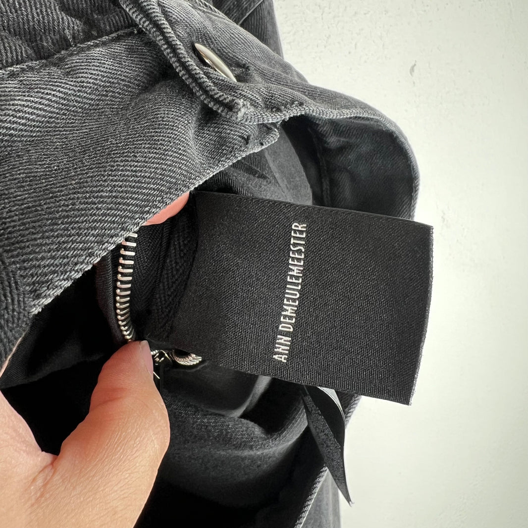 Ann Demeulemeester Black Trucker Jacket