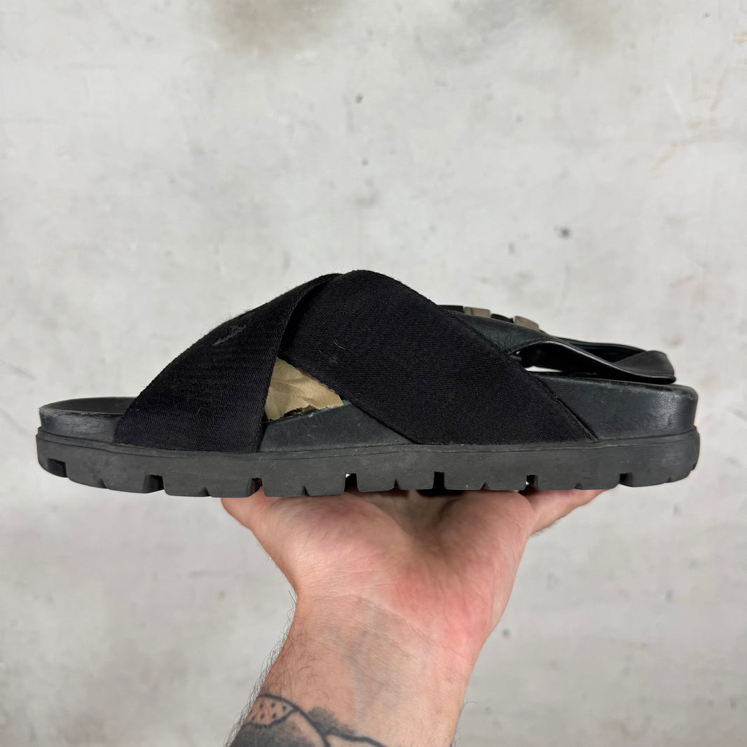 Prada Straped Logo Sandals