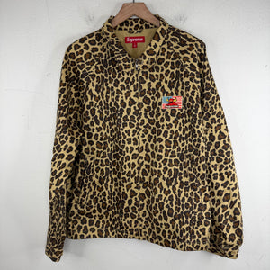 Supreme Toy Machine Leopard Harrington Jacket