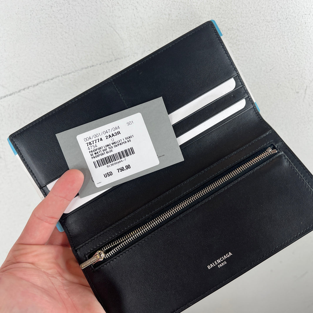 Balenciaga 1 Ticket Passport Wallet
