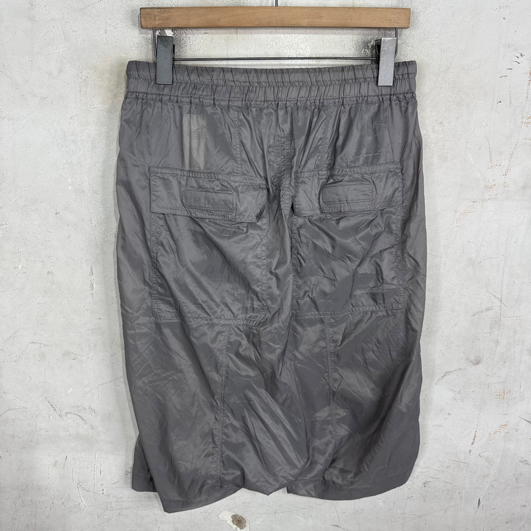 DRKSHDW Grey Nylon Dropcrotch Shorts