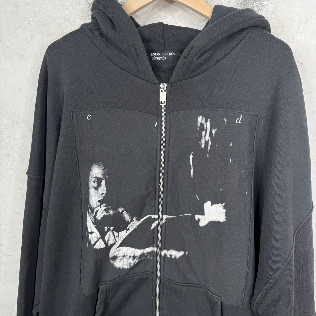 ERD Printed Assemblage Zip Hoodie