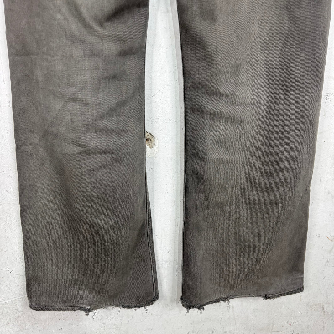 Acne Studios Grey Washed Bootcut Jeans
