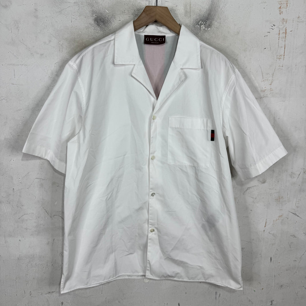 Gucci Back Logo Stripe Shirt