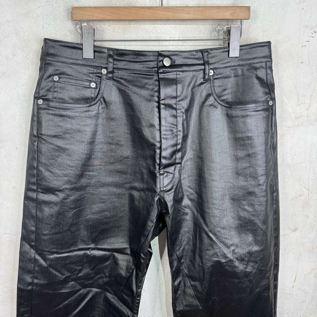 Rick Owens Lido Coated Geth Jeans