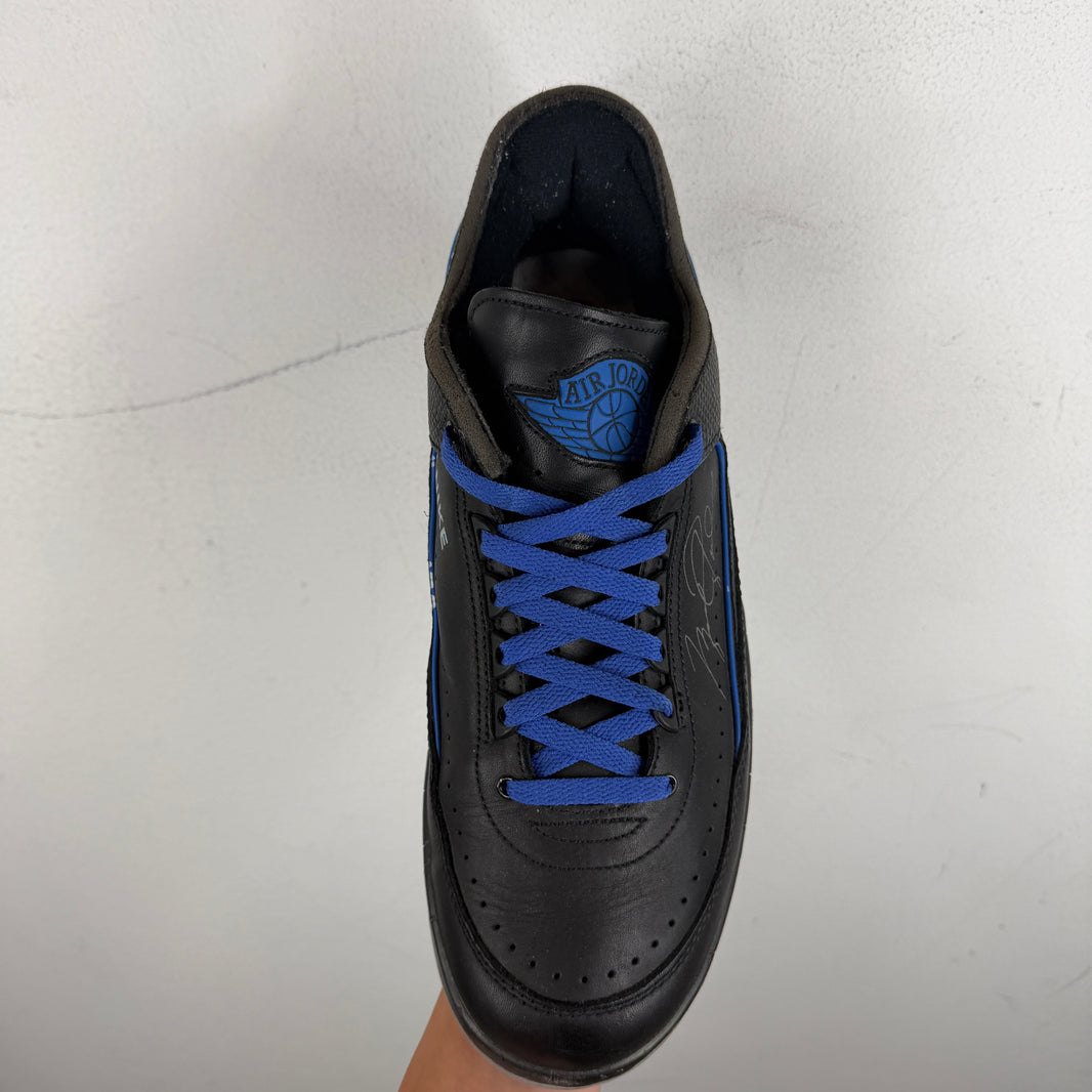 Off White Black Jordan 2 Sneakers
