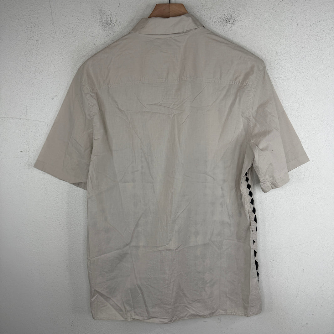 Bottega Veneta Diamond Button Up Shirt