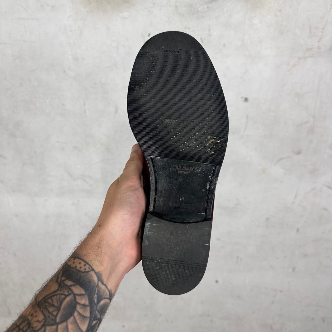 Prada Oxblood Loafers