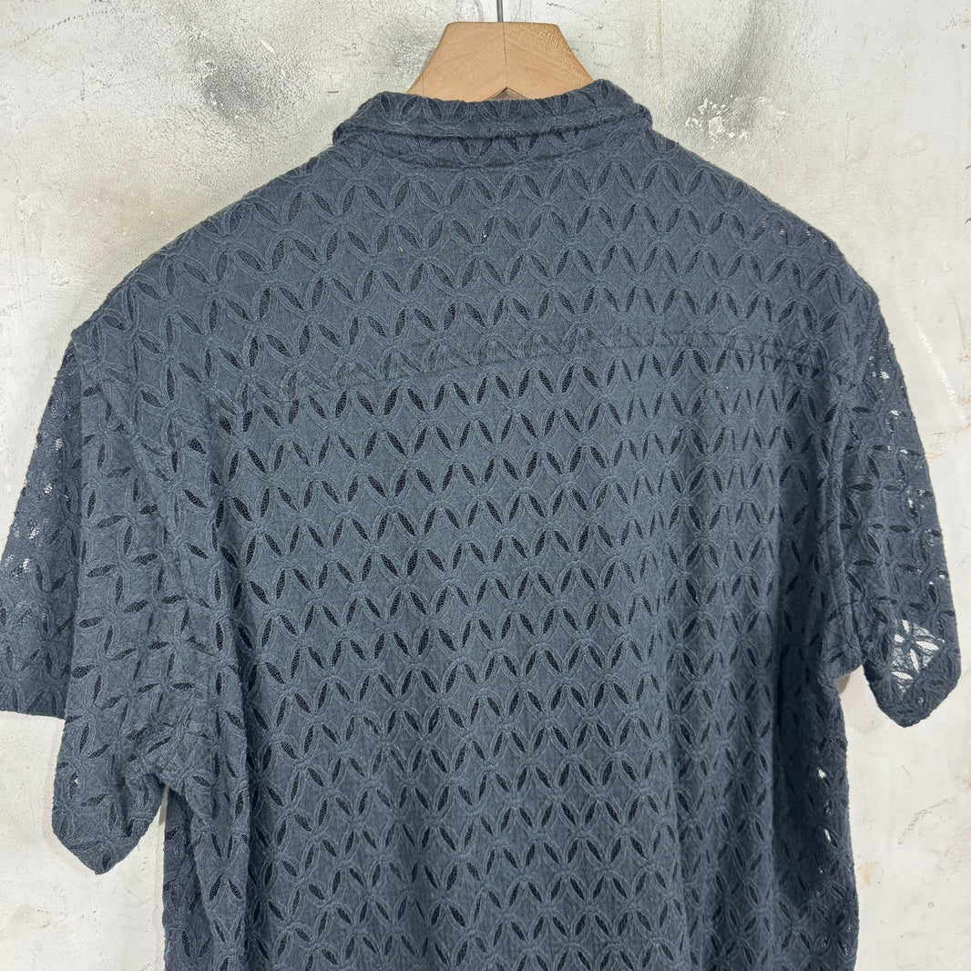 Bode Black Lace Shirt