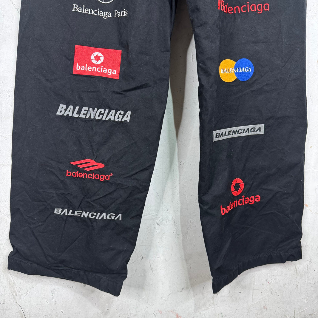 Balenciaga Multi Logo Track Pants