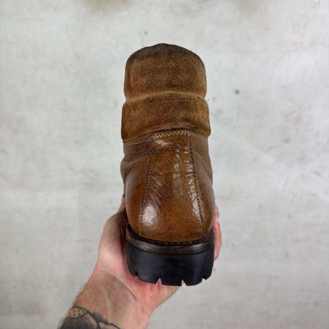 Brunello Cucinelli Leather Hiking Boots