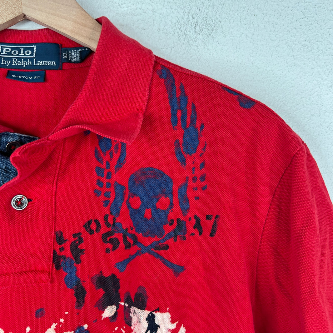 Polo Ralph Lauren Red Skull Polo T-Shirt