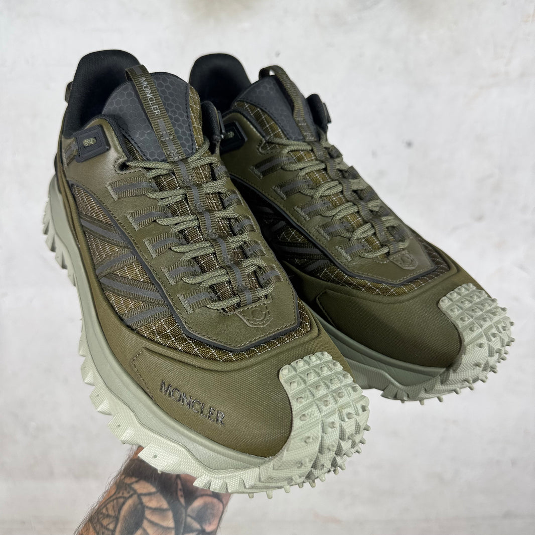 Moncler Olive Trailgrip Sneakers