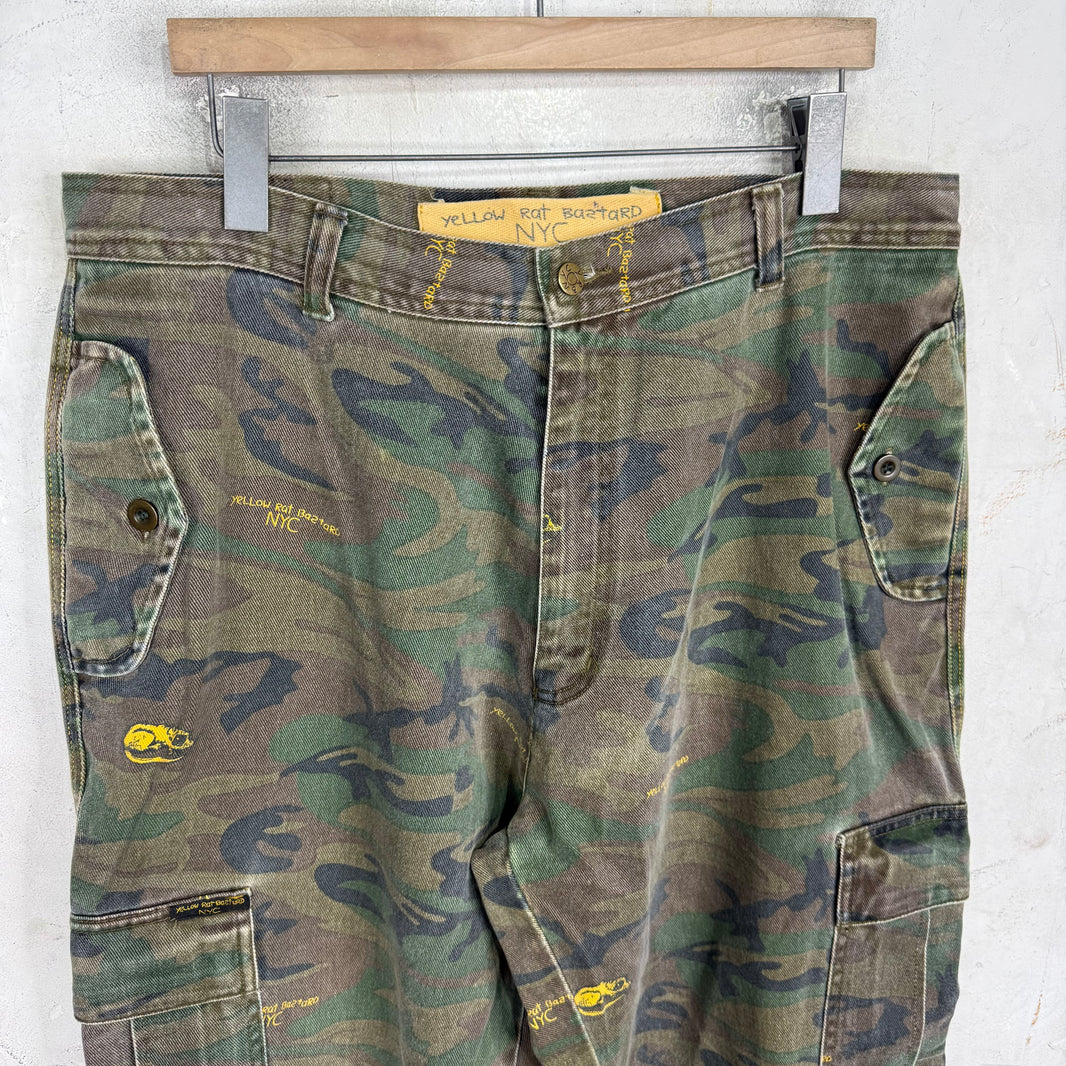 Yellow Rat Bastard Camo Cargos