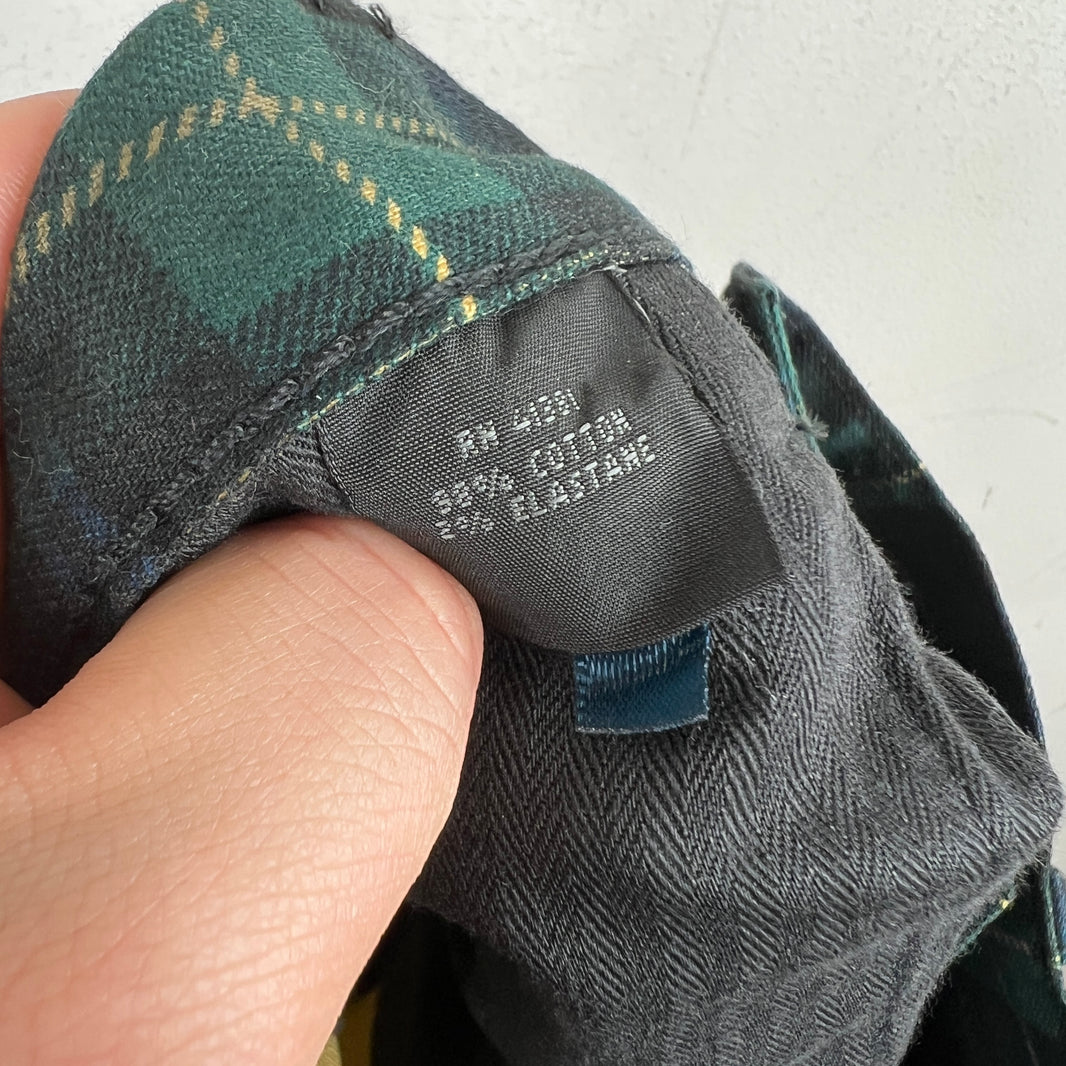 Polo Ralph Lauren Green Plaid Trousers