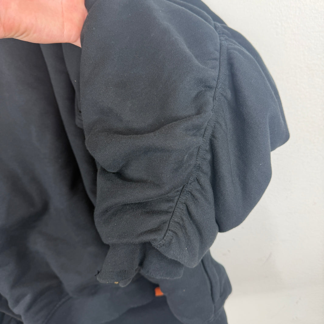 Balenciaga 3B Cotton Hooded Bomber Jacket