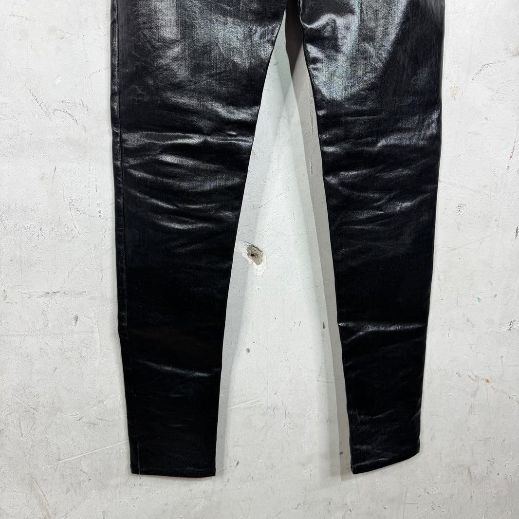 DRKSHDW Waxed Slim Pants