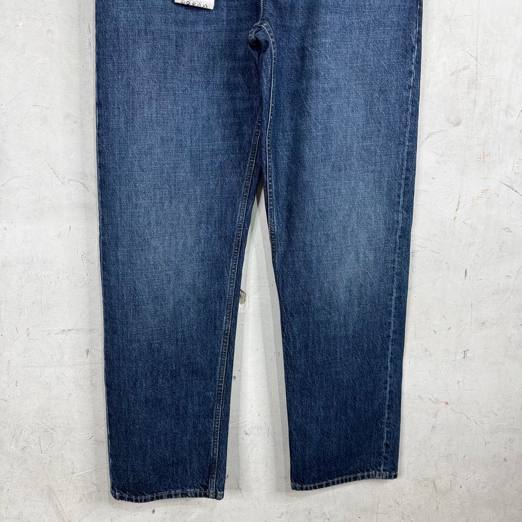 Bottega Veneta Straight Legged Medium Wash Jeans