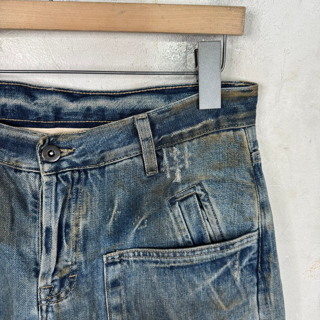 Rick Owens Slab Muddy Jeans