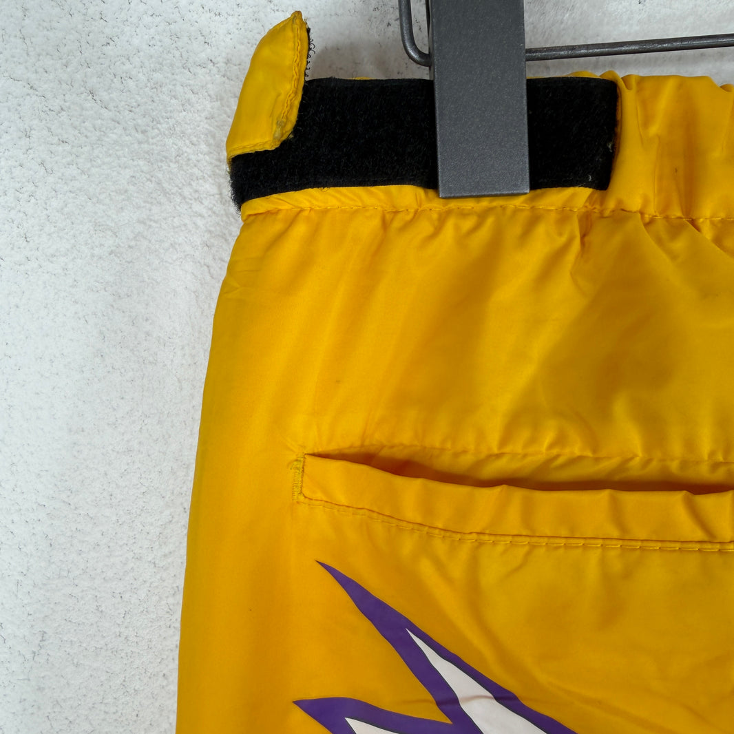 Prada Yellow Lightning Bolt Ski Pants