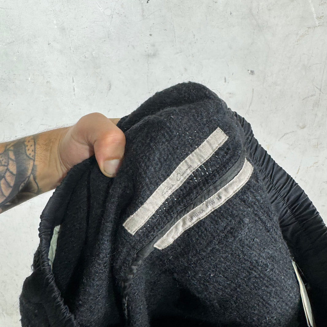 Rick Owens Sphinx Wool Pod Shorts